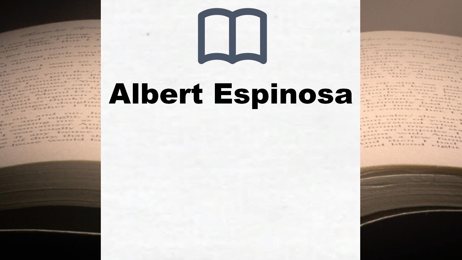 Albert Espinosa Bücher