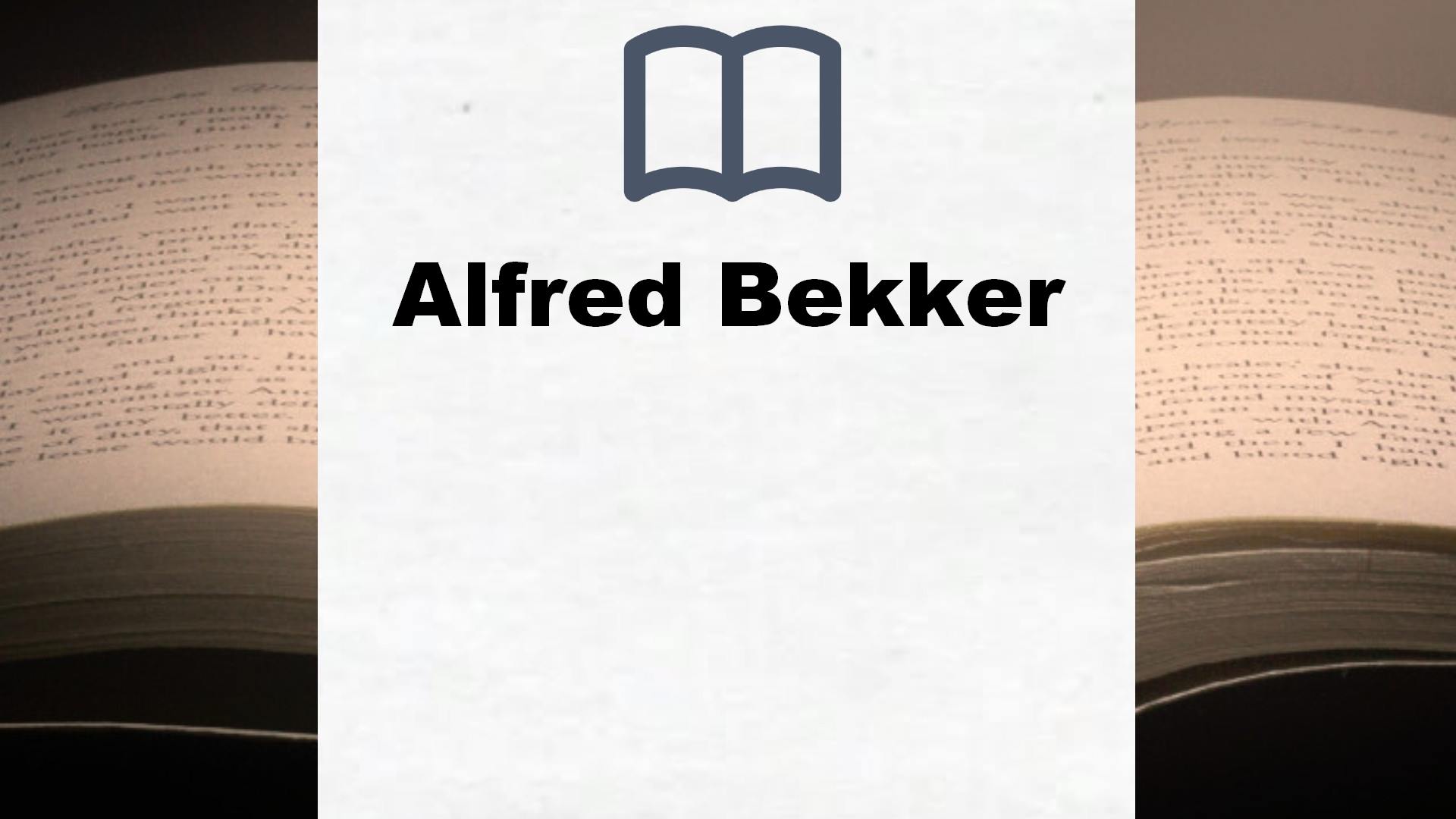 Alfred Bekker Bücher