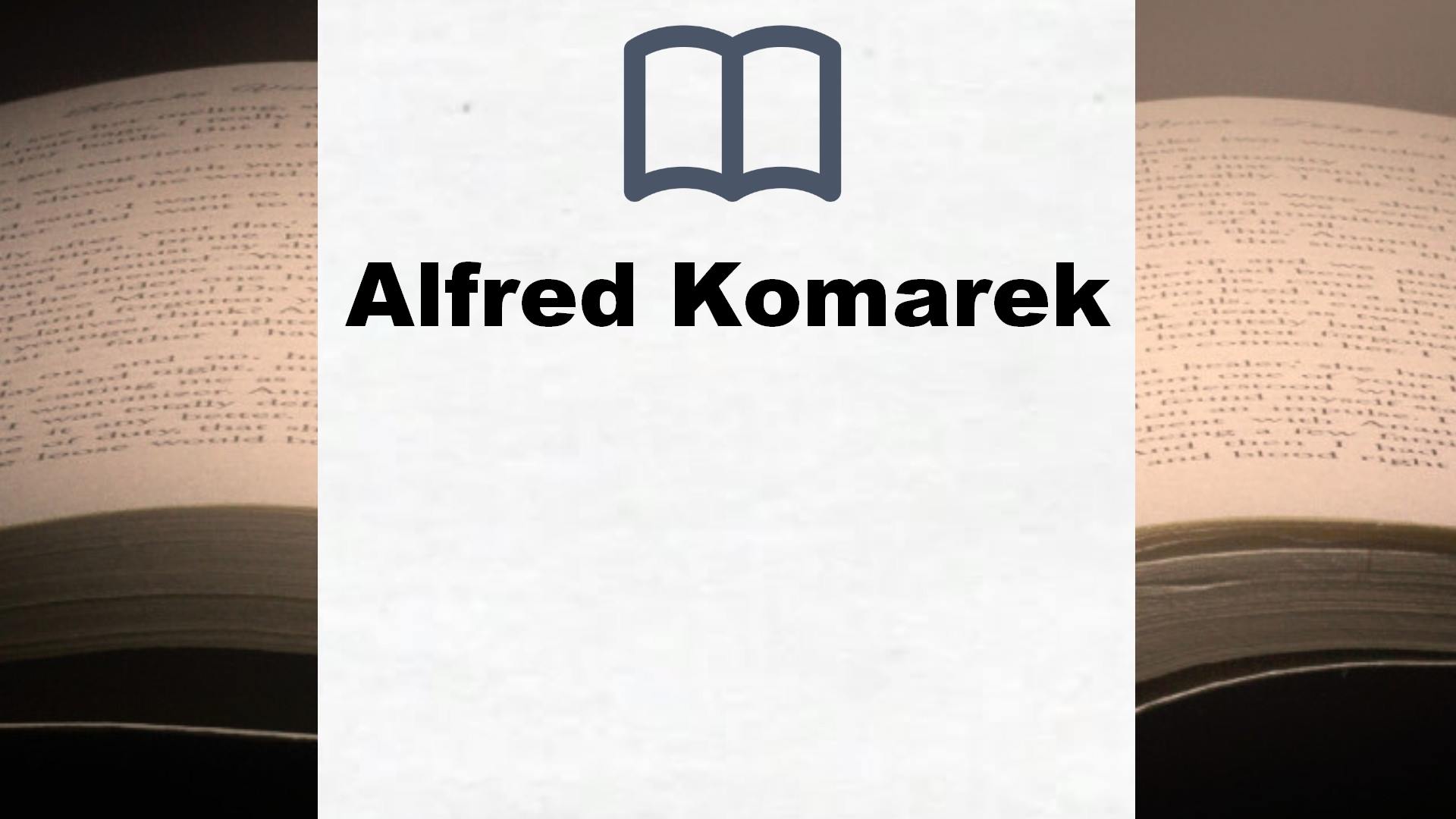 Alfred Komarek Bücher
