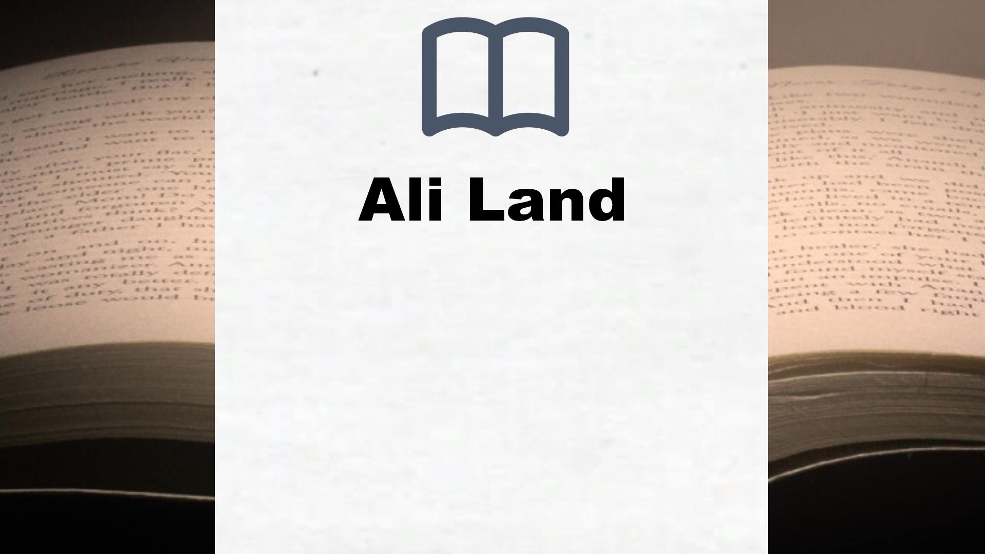 Ali Land Bücher