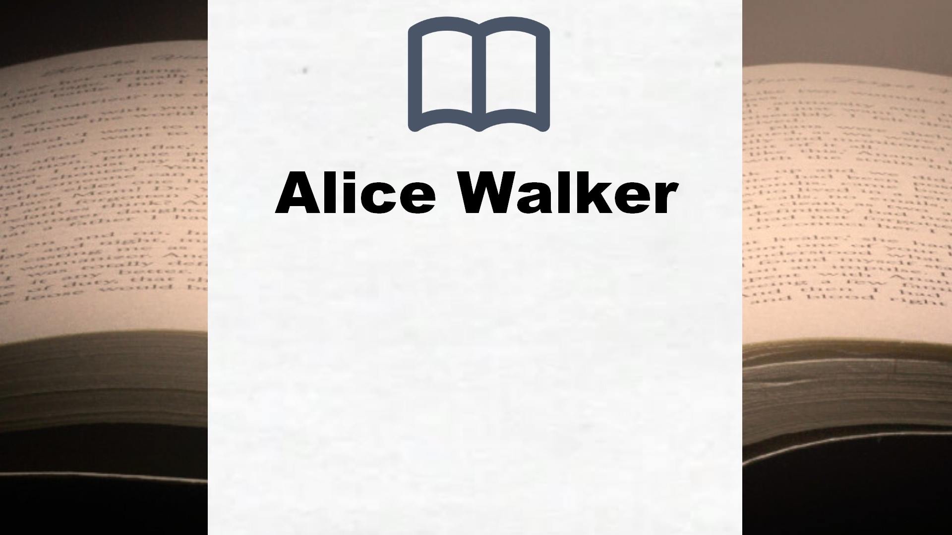 Alice Walker Bücher