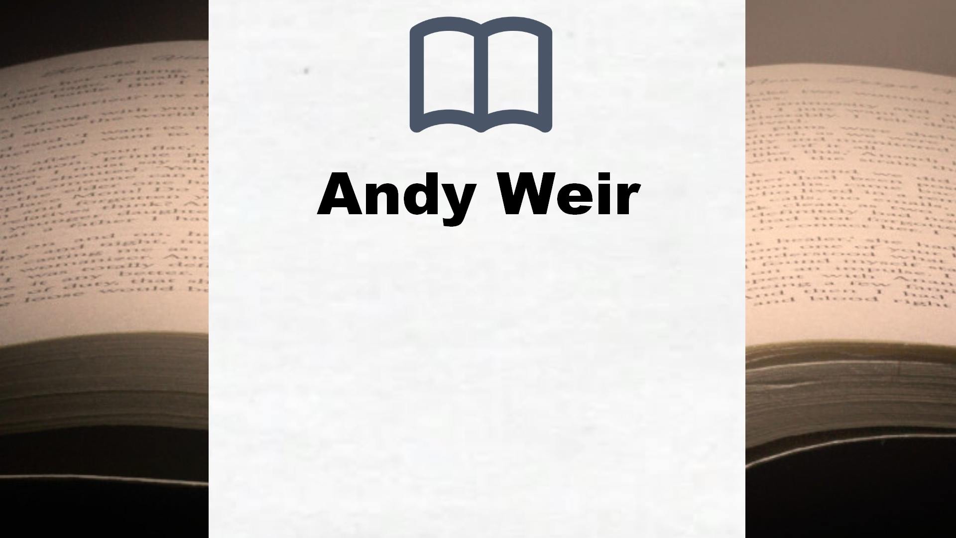 Andy Weir Bücher