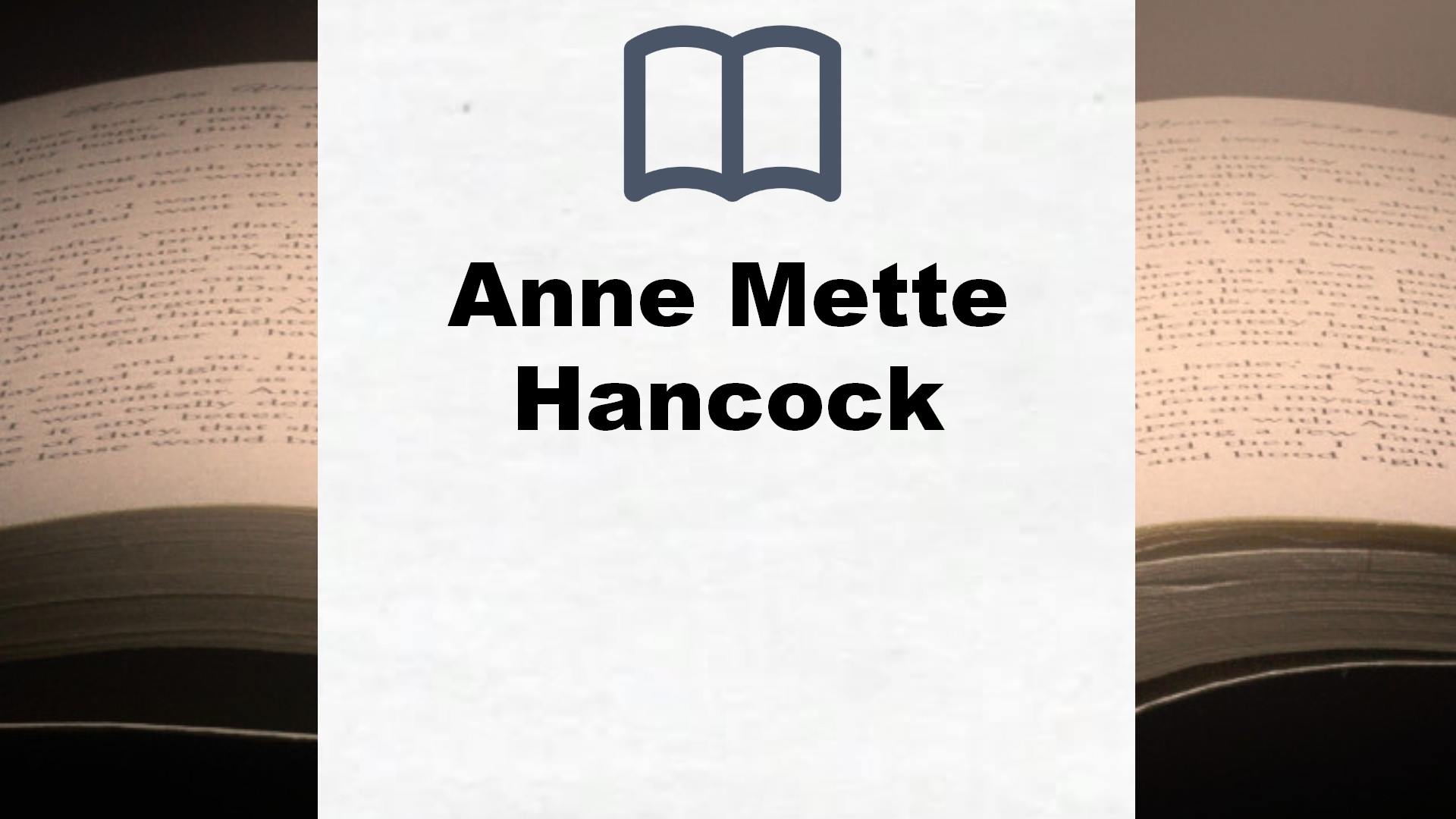 Anne Mette Hancock Bücher