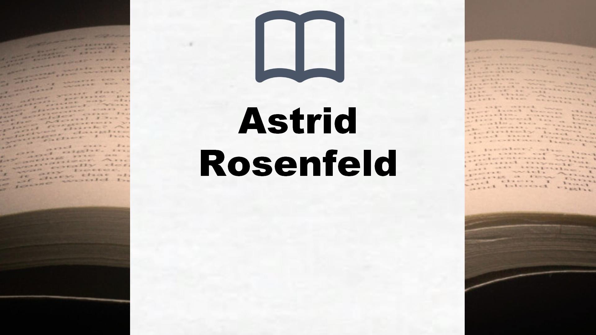Astrid Rosenfeld Bücher