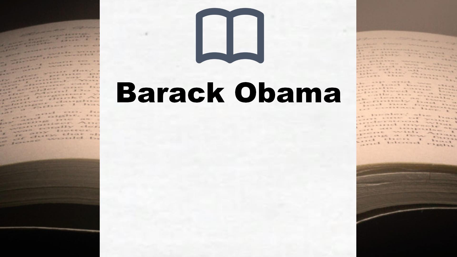 Barack Obama Bücher
