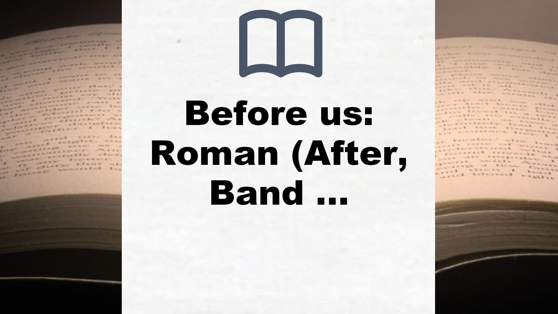 Before us: Roman (After, Band 5) – Buchrezension