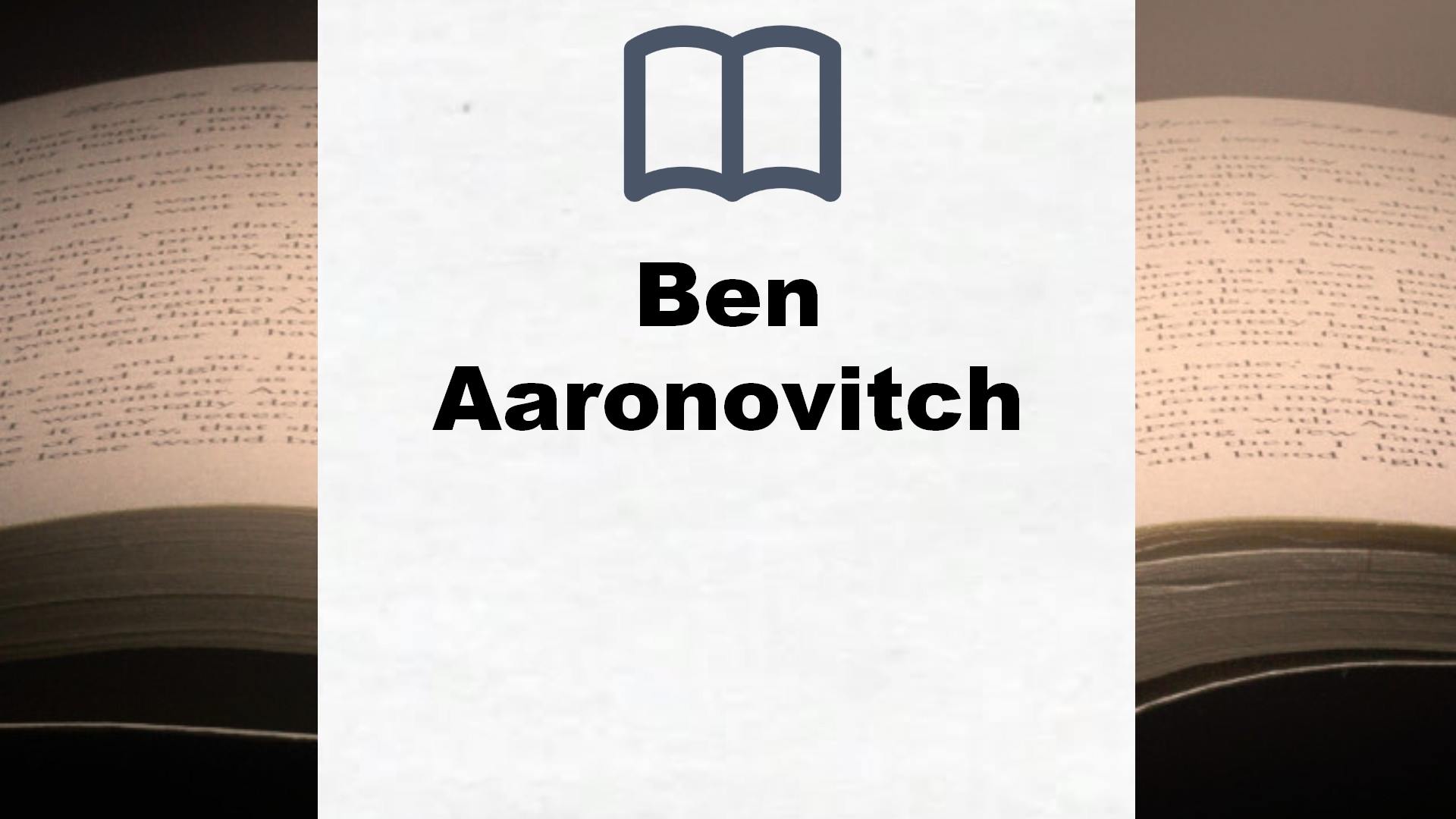 Ben Aaronovitch Bücher