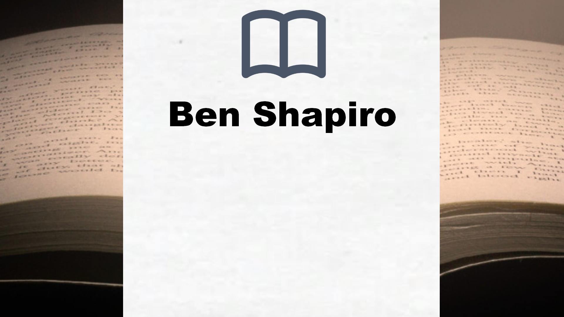 Ben Shapiro Bücher