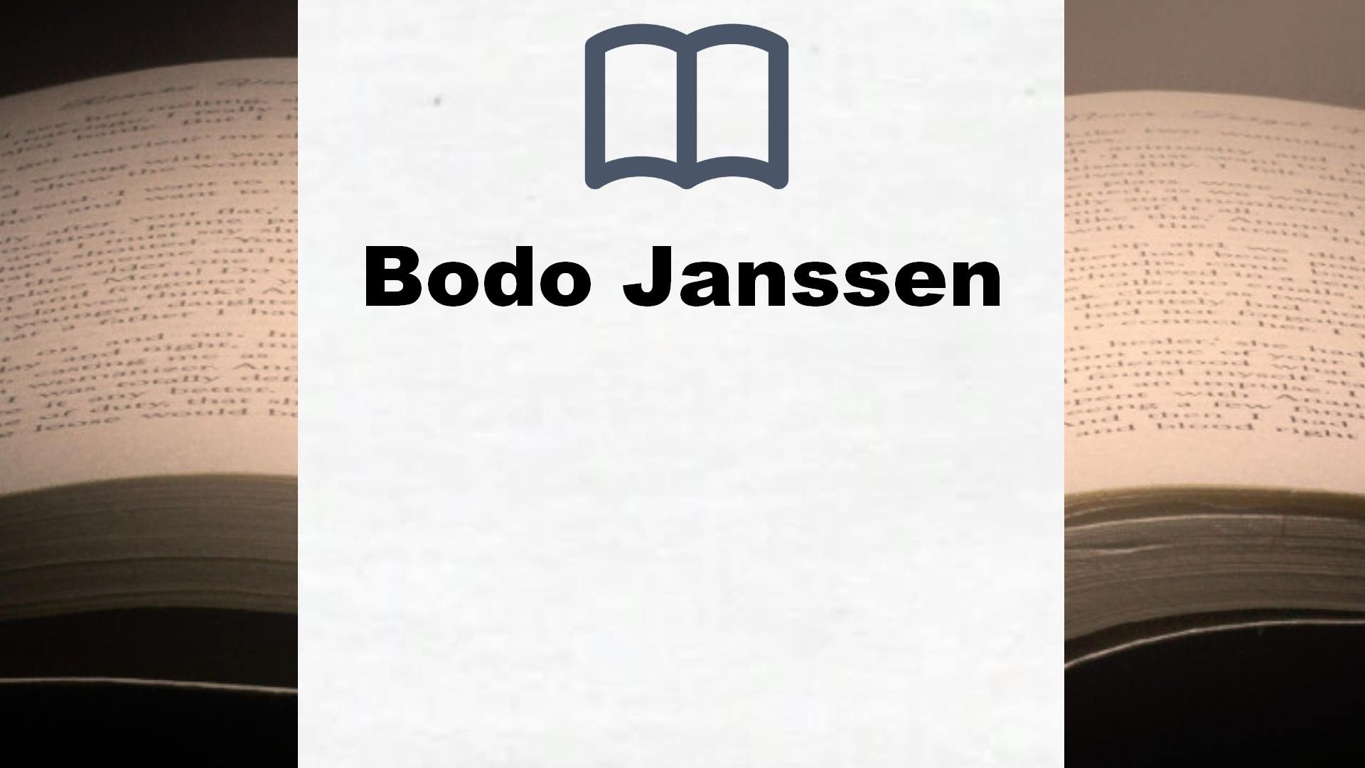 Bodo Janssen Bücher