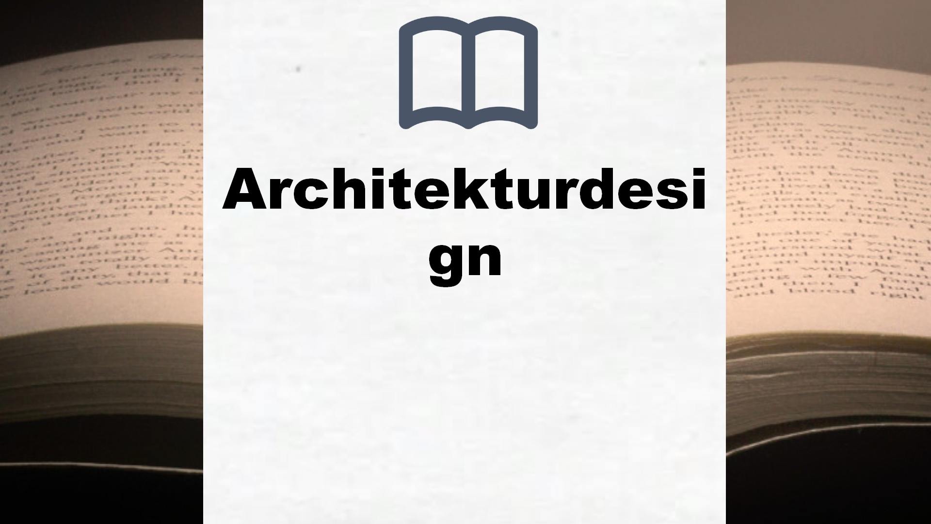 Bücher über Architekturdesign