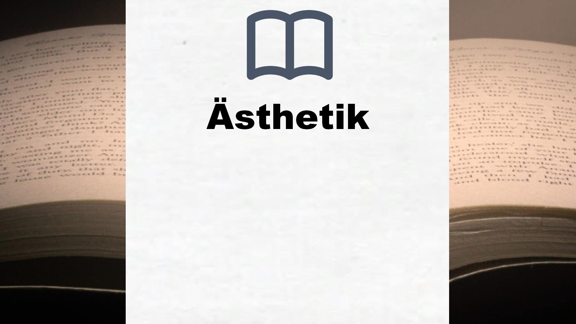 Bücher über Ästhetik