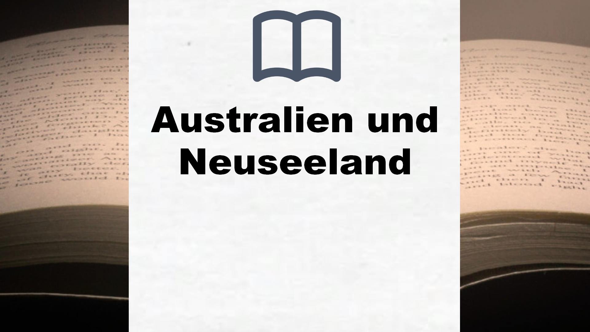 Bücher über Australien und Neuseeland