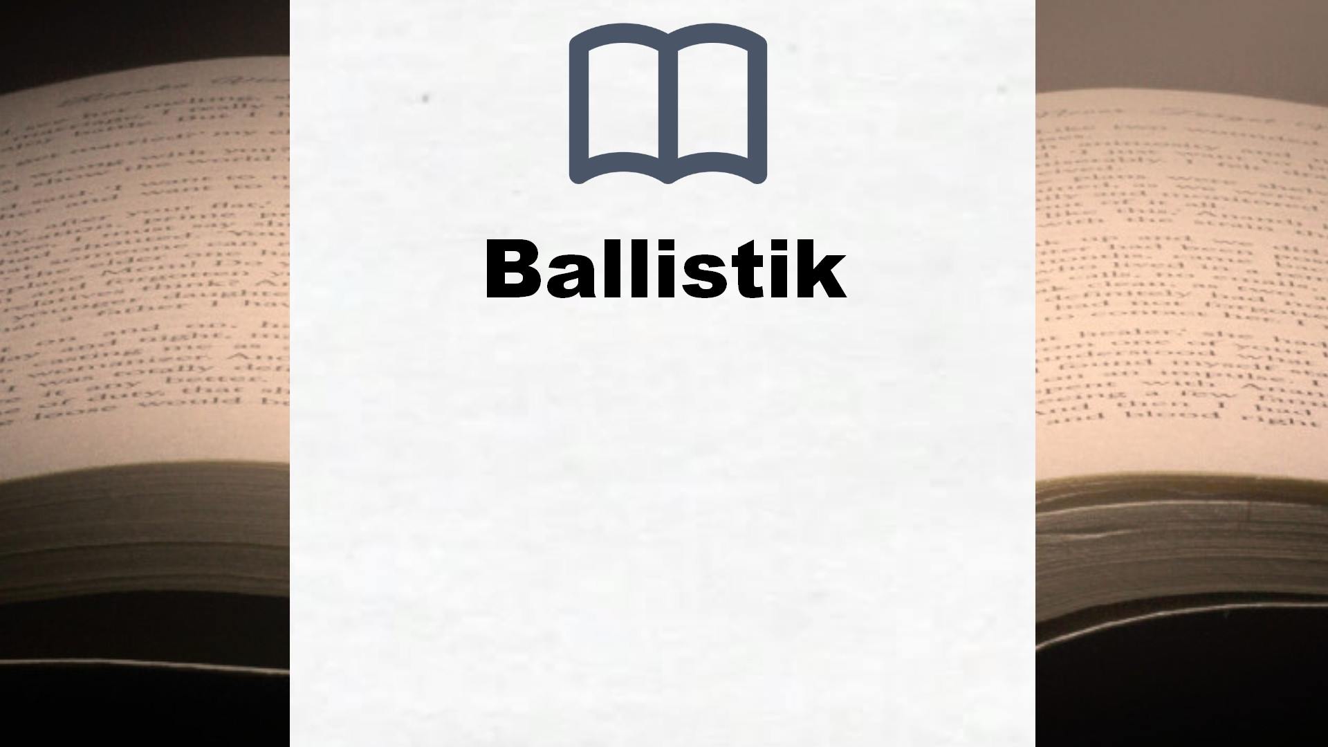 Bücher über Ballistik