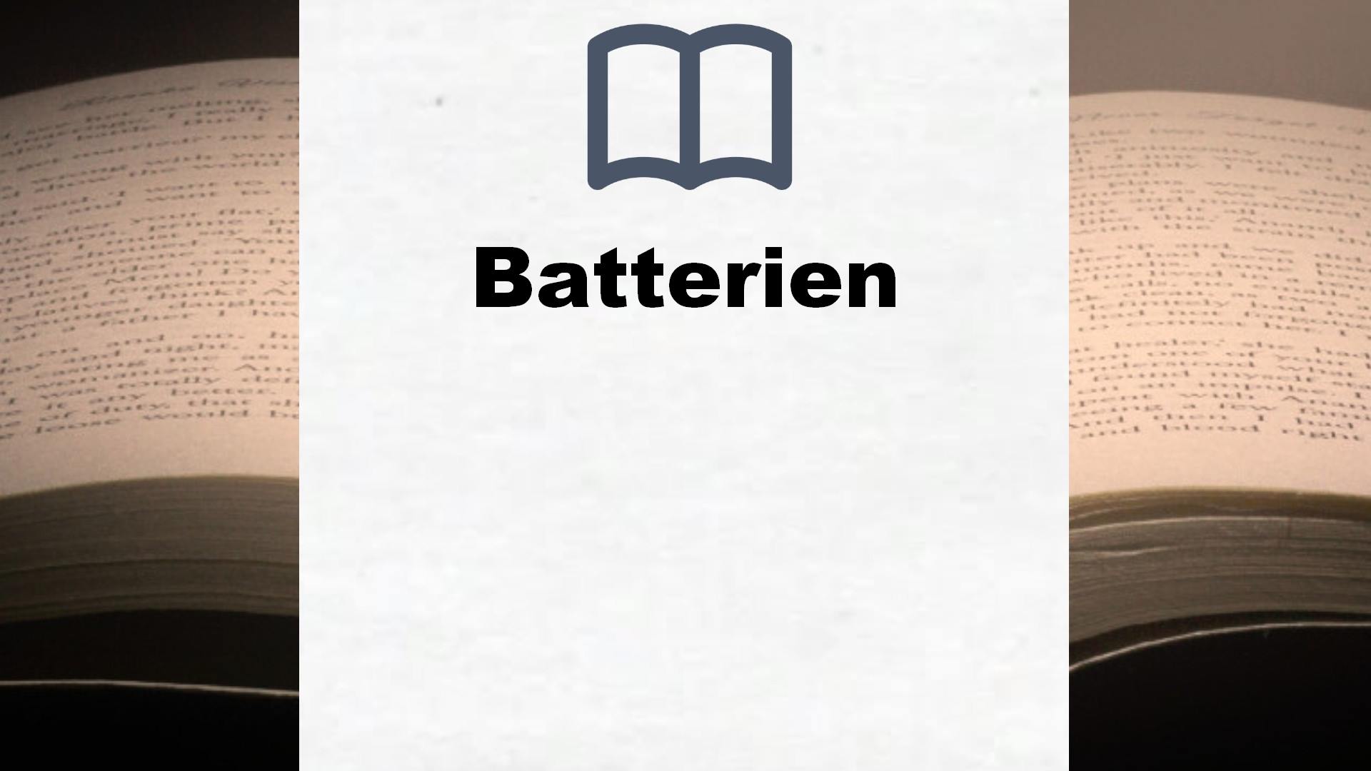 Bücher über Batterien