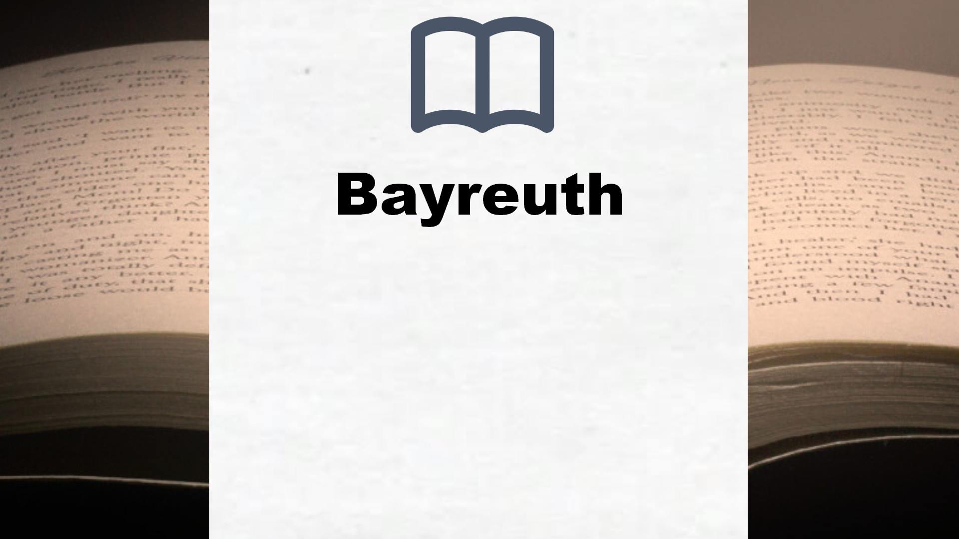 Bücher über Bayreuth