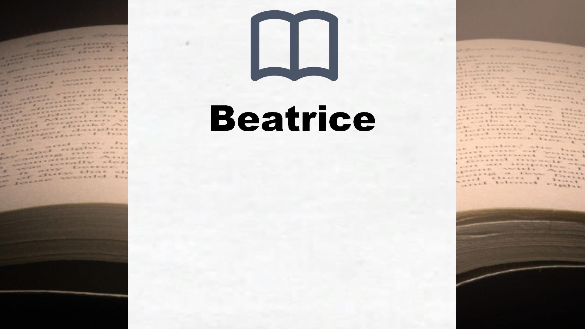 Bücher über Beatrice