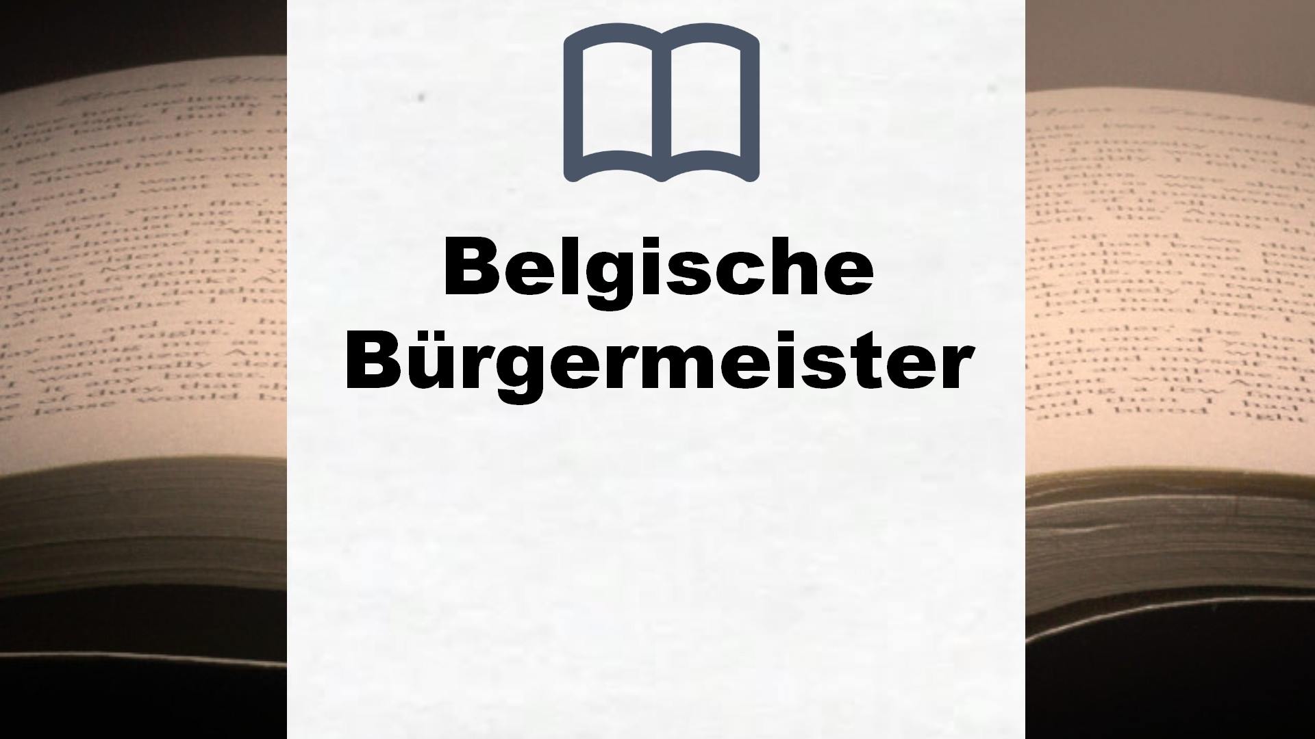 Bücher über Belgische Bürgermeister