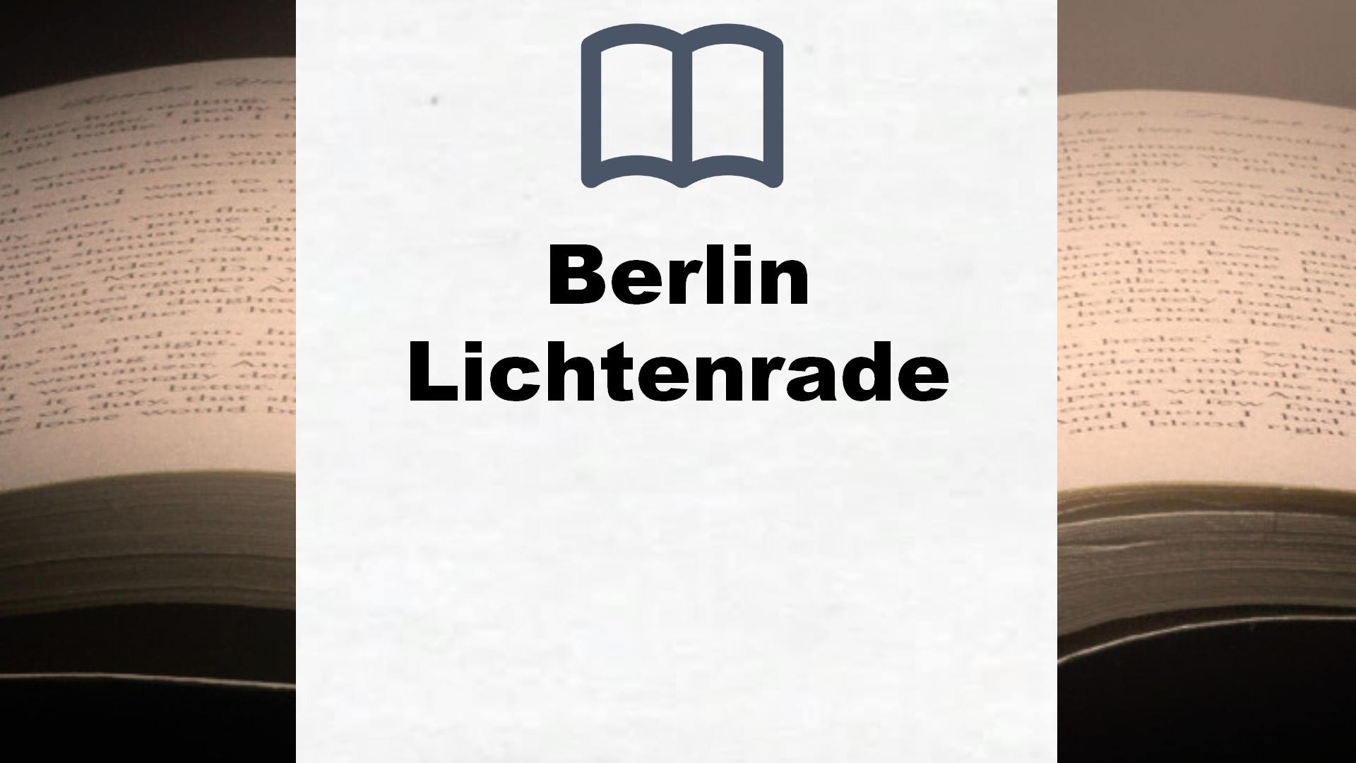 Bücher über Berlin Lichtenrade