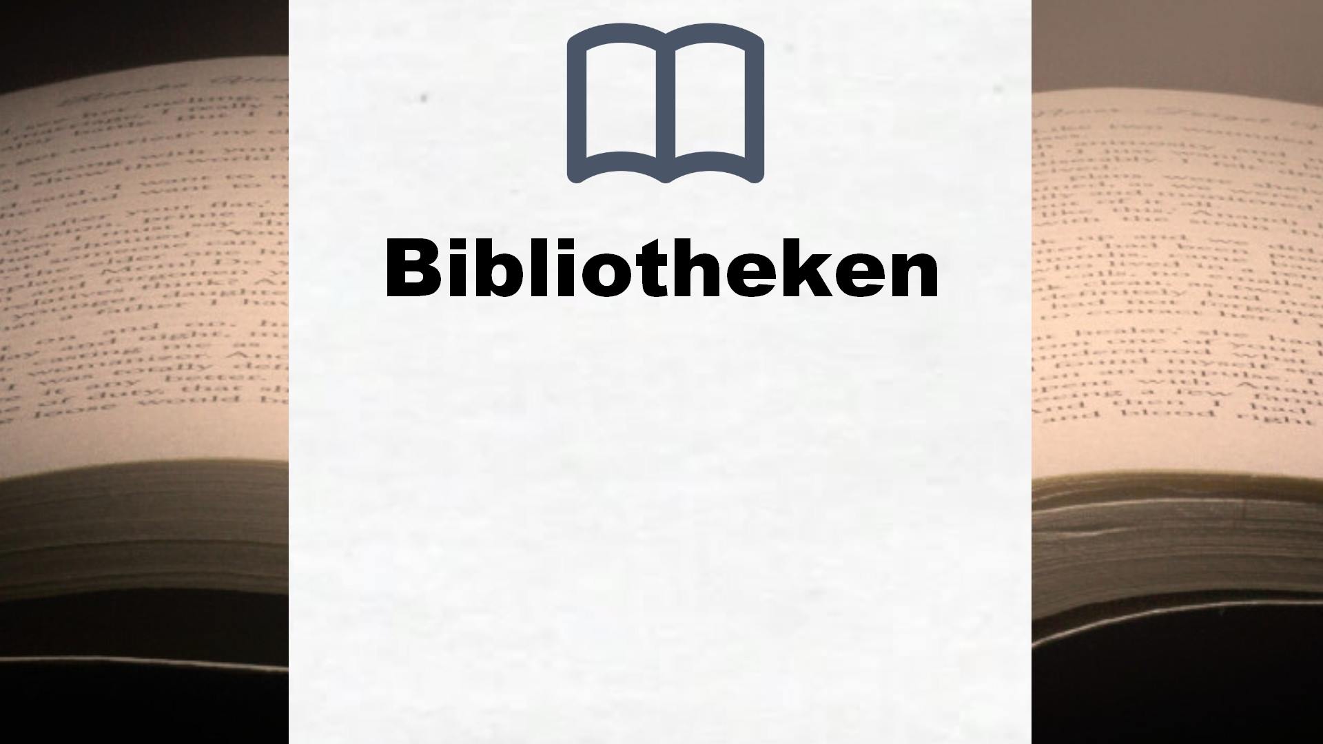 Bücher über Bibliotheken