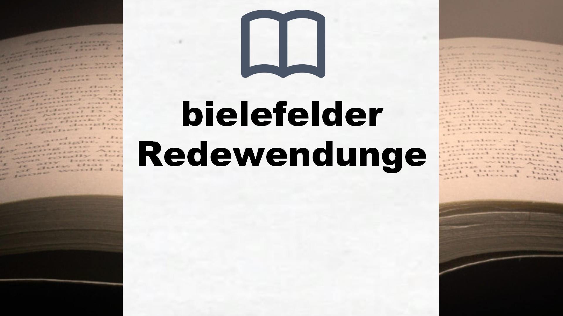 Bücher über bielefelder Redewendungen