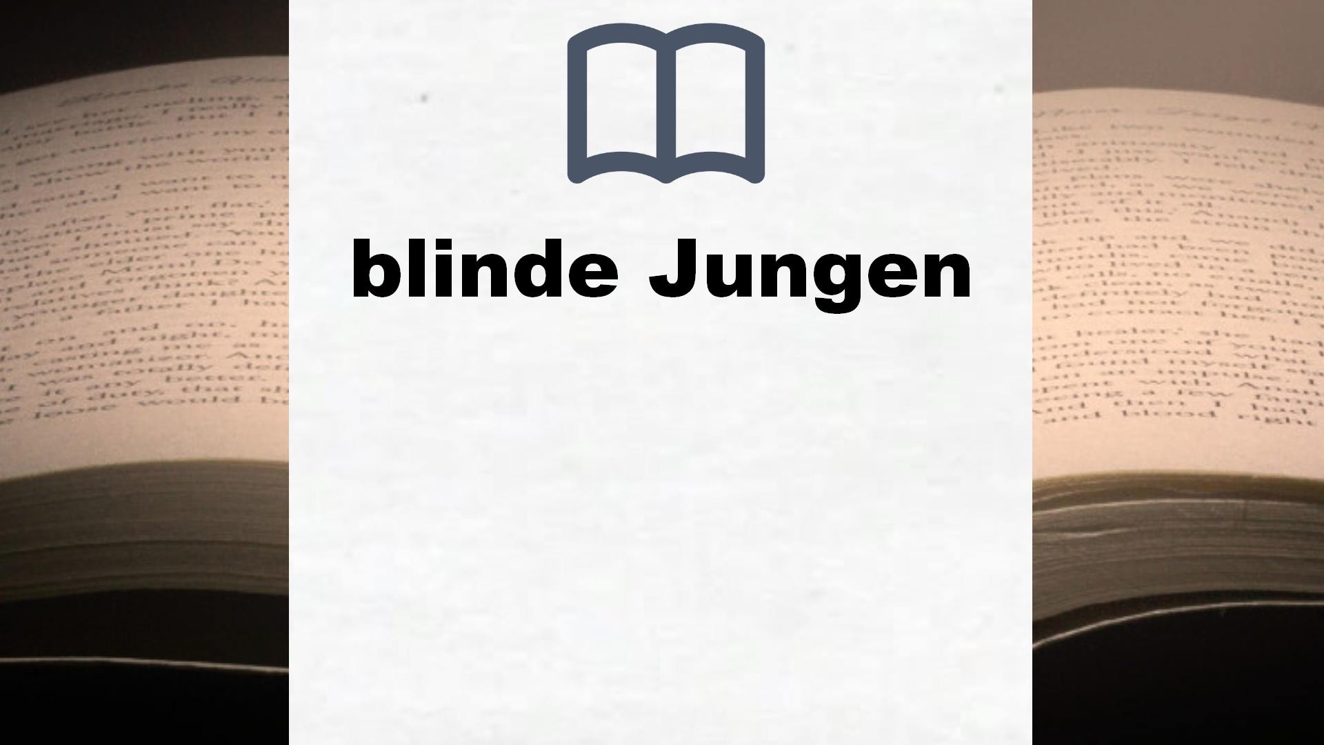 Bücher über blinde Jungen