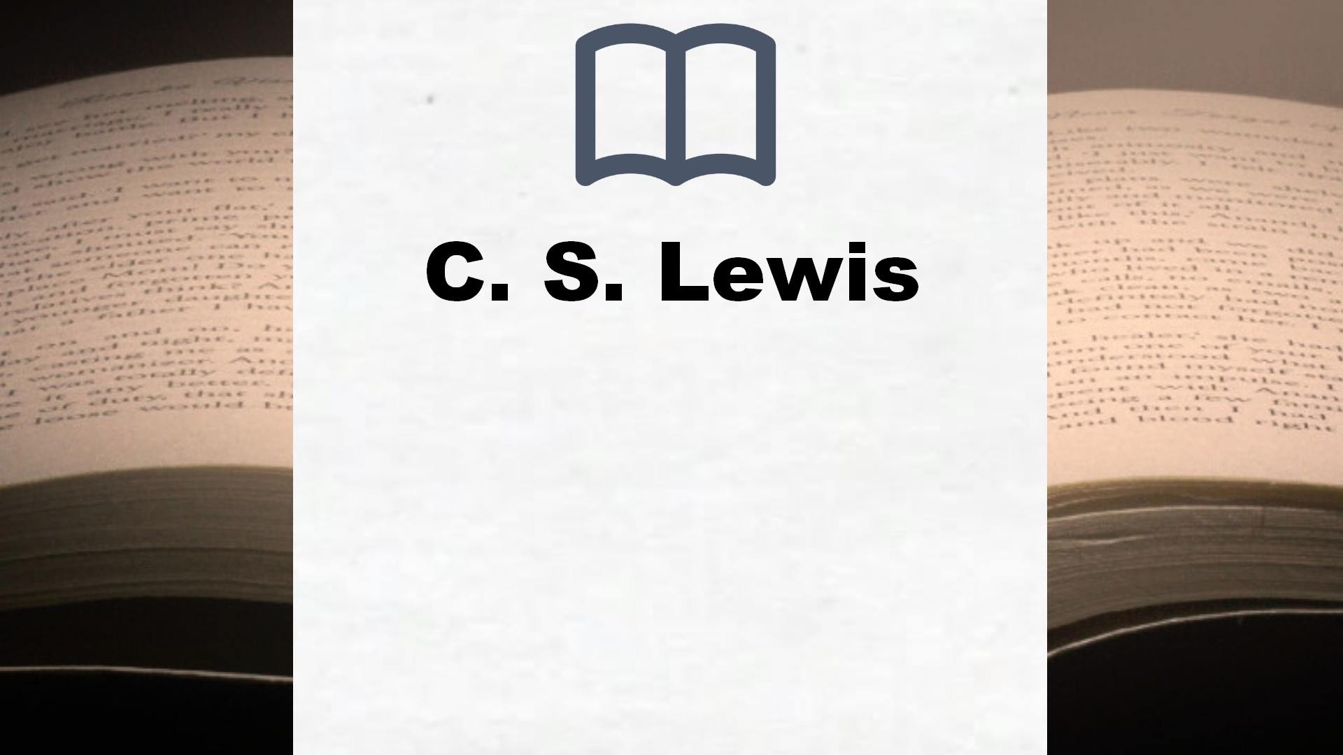 Bücher über C. S. Lewis