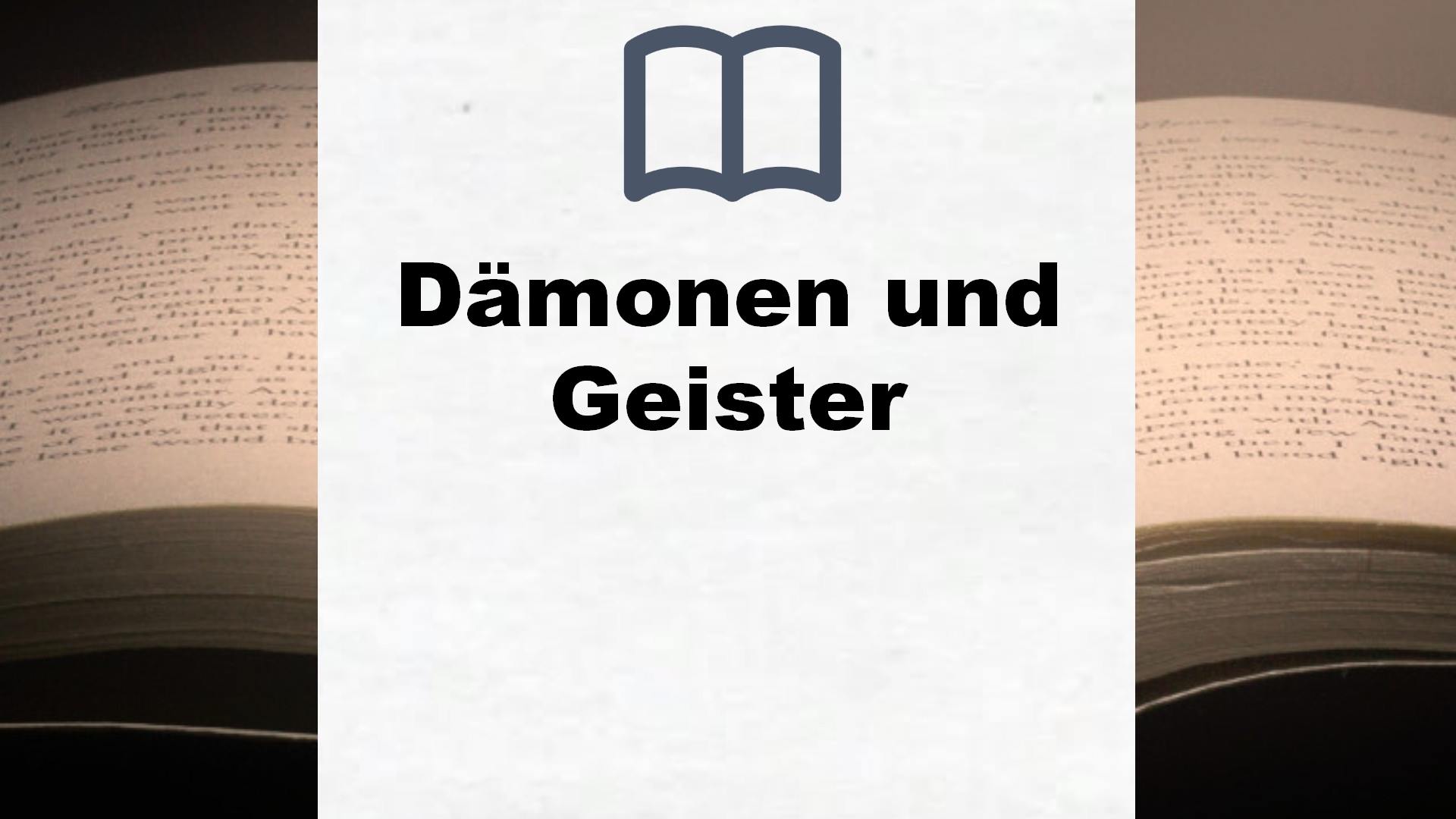 Bücher über Dämonen und Geister