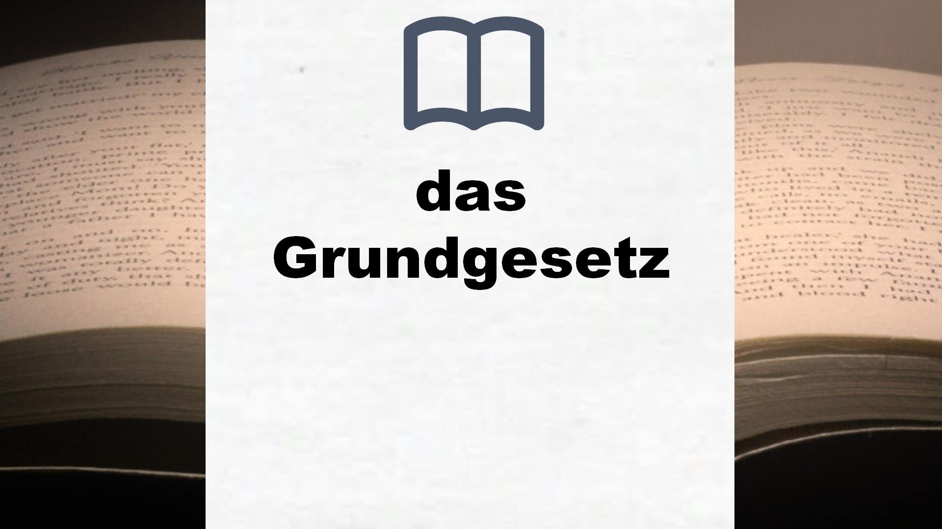 Bücher über das Grundgesetz