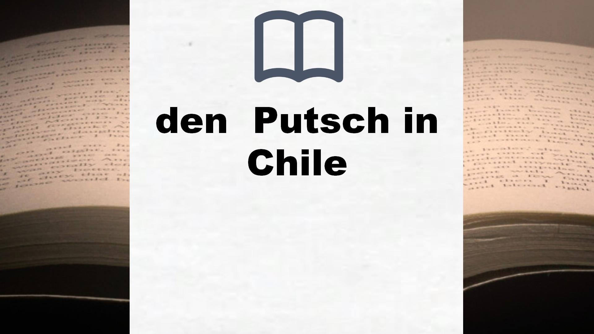 Bücher über den  Putsch in Chile