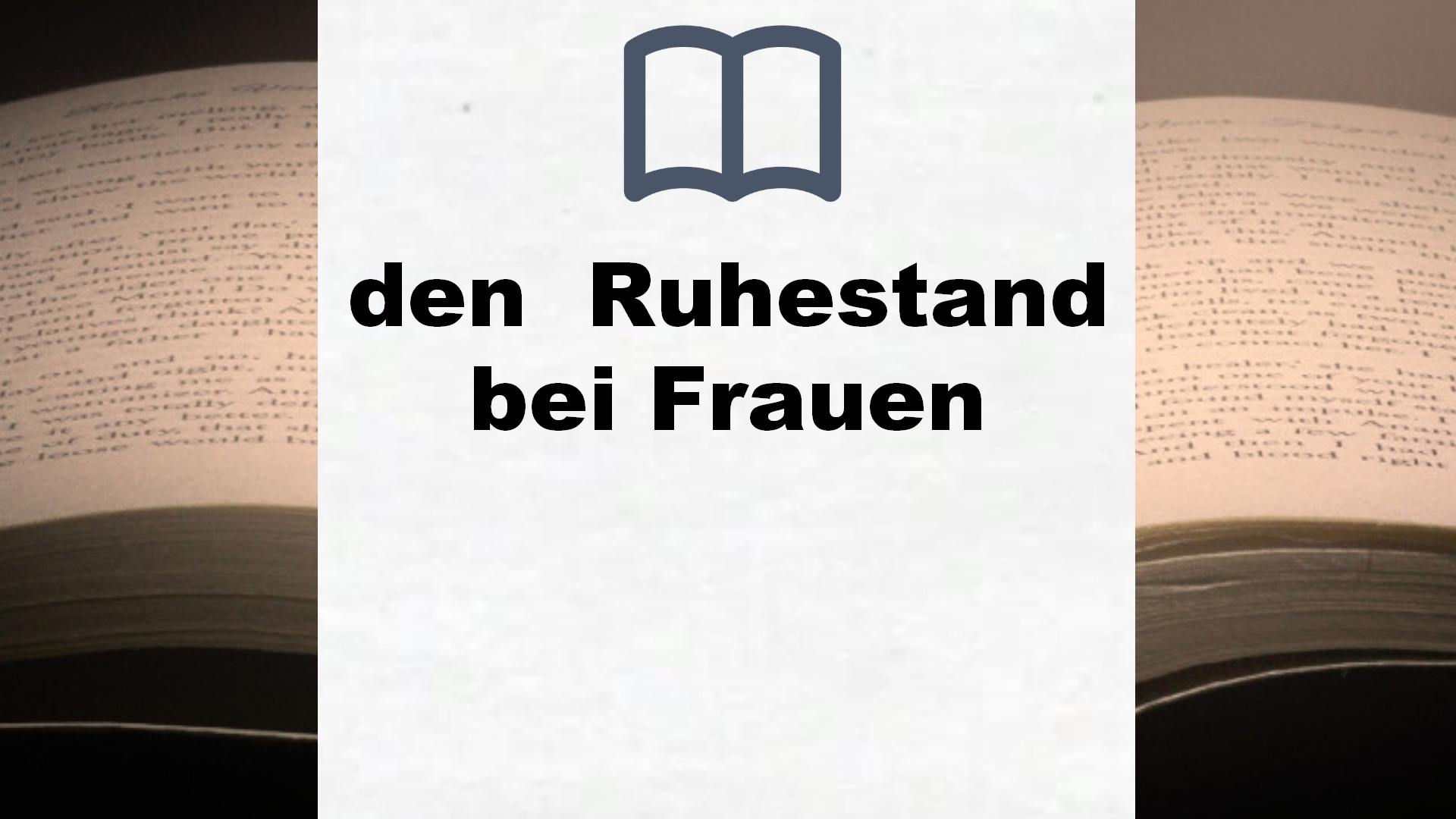 Bücher über den  Ruhestand bei Frauen