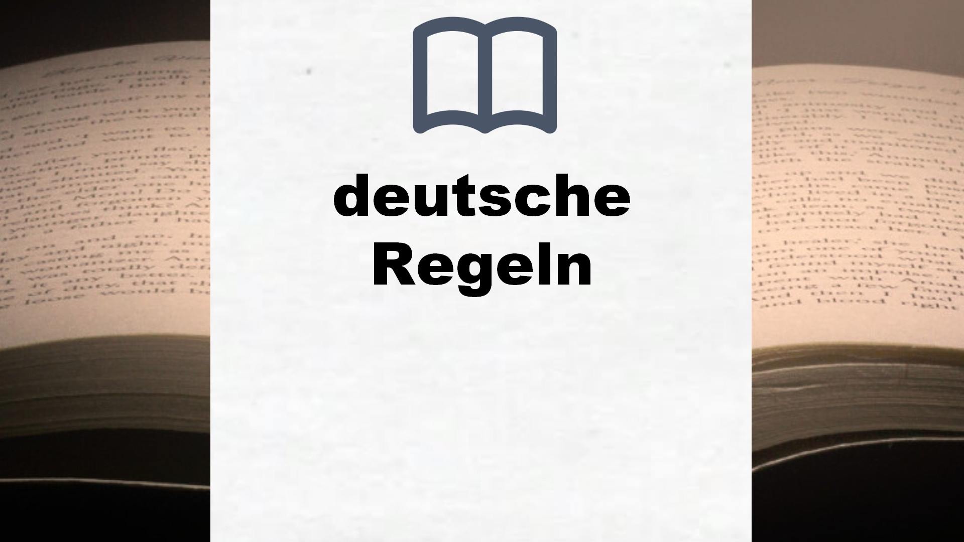 Bücher über deutsche Regeln