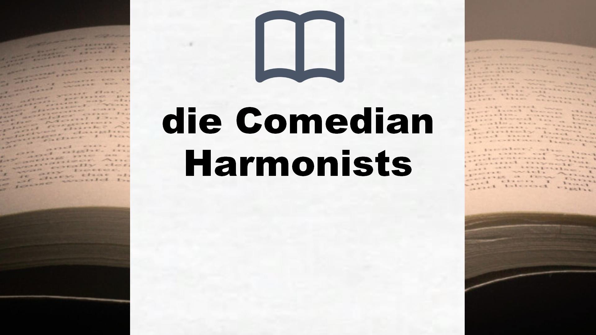Bücher über die Comedian Harmonists