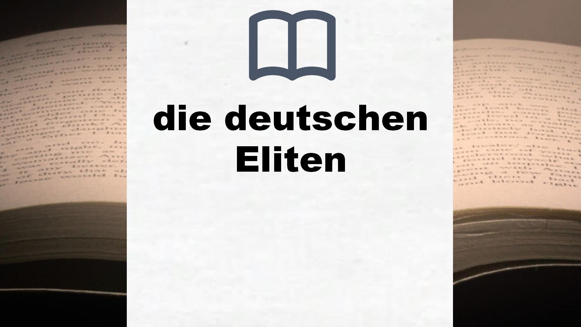 Bücher über die deutschen Eliten