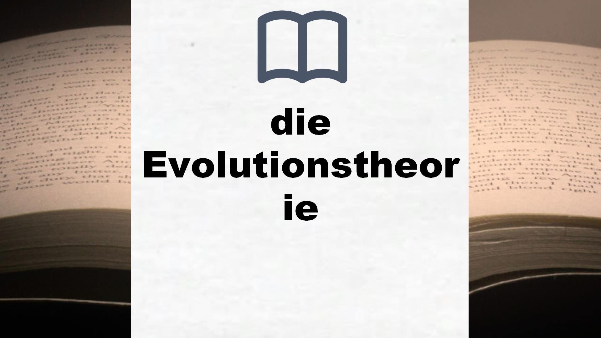 Bücher über die Evolutionstheorie