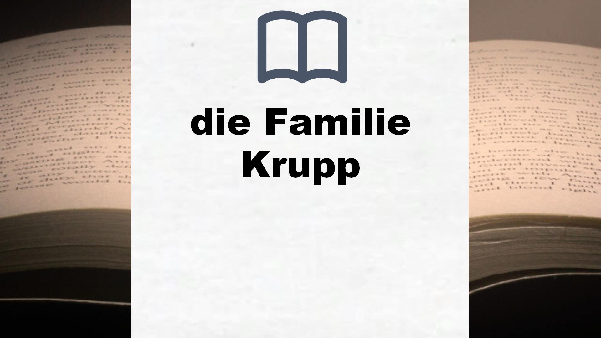 Bücher über die Familie Krupp
