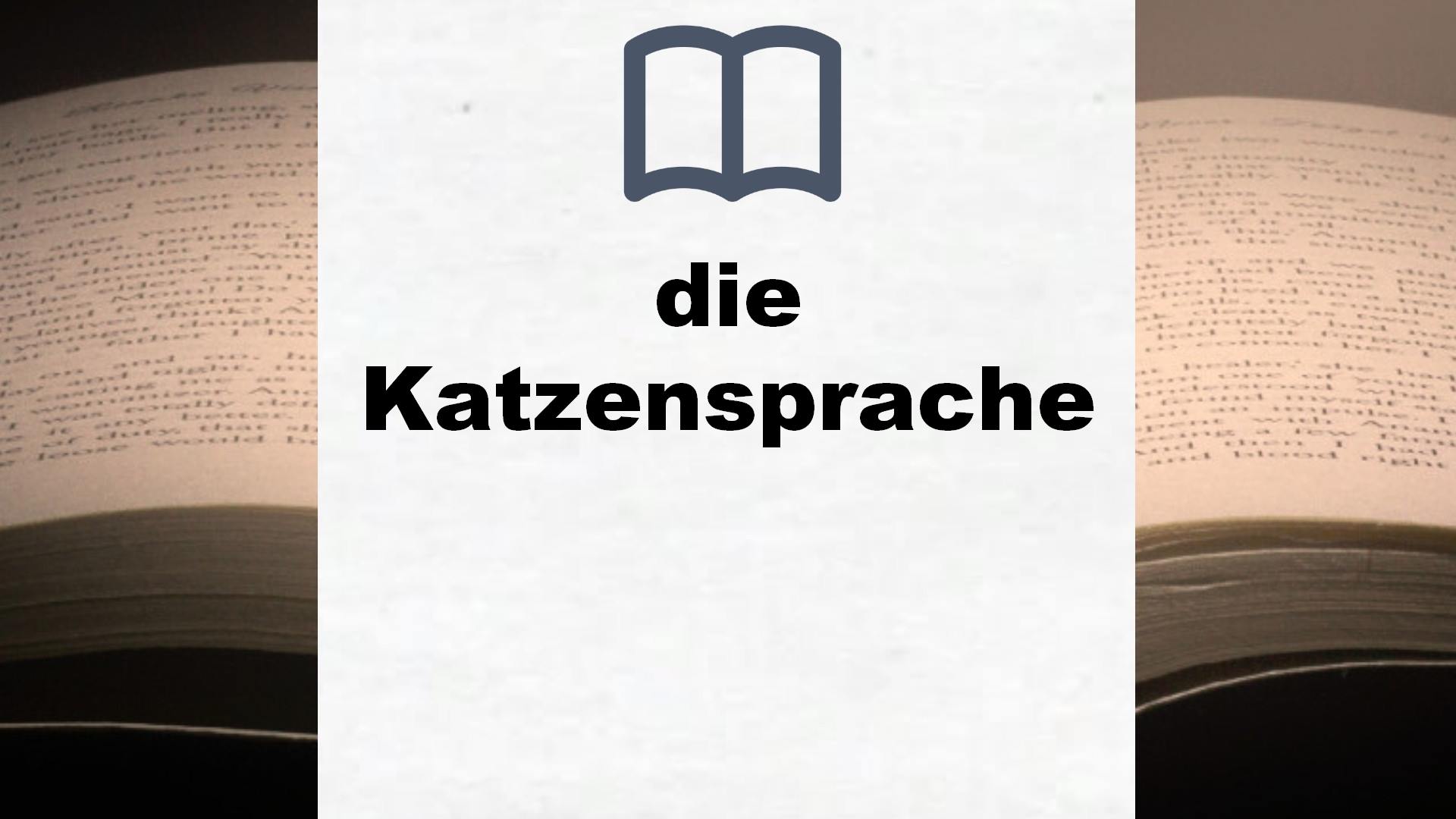 Bücher über die Katzensprache