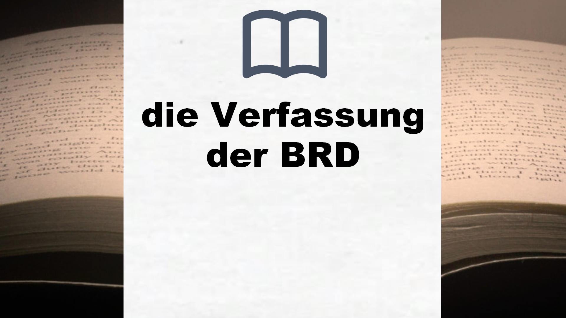 Bücher über die Verfassung der BRD