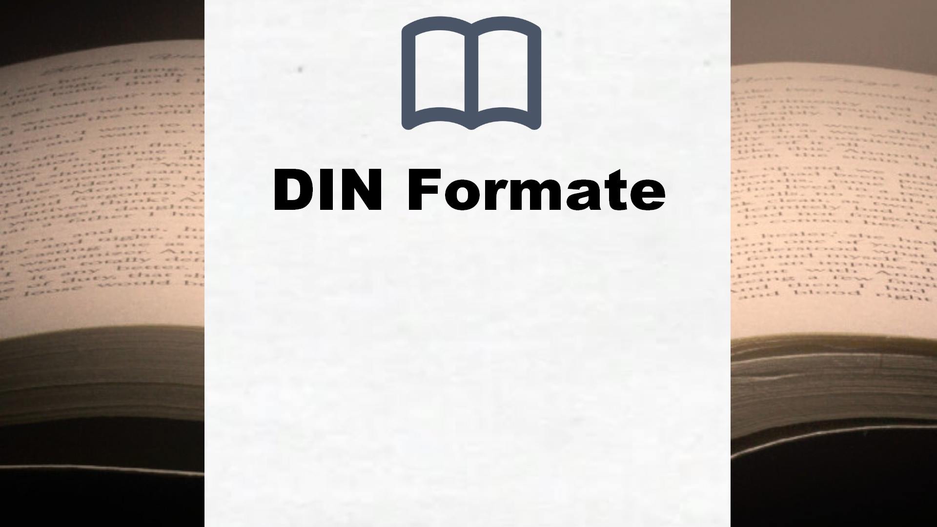 Bücher über DIN Formate