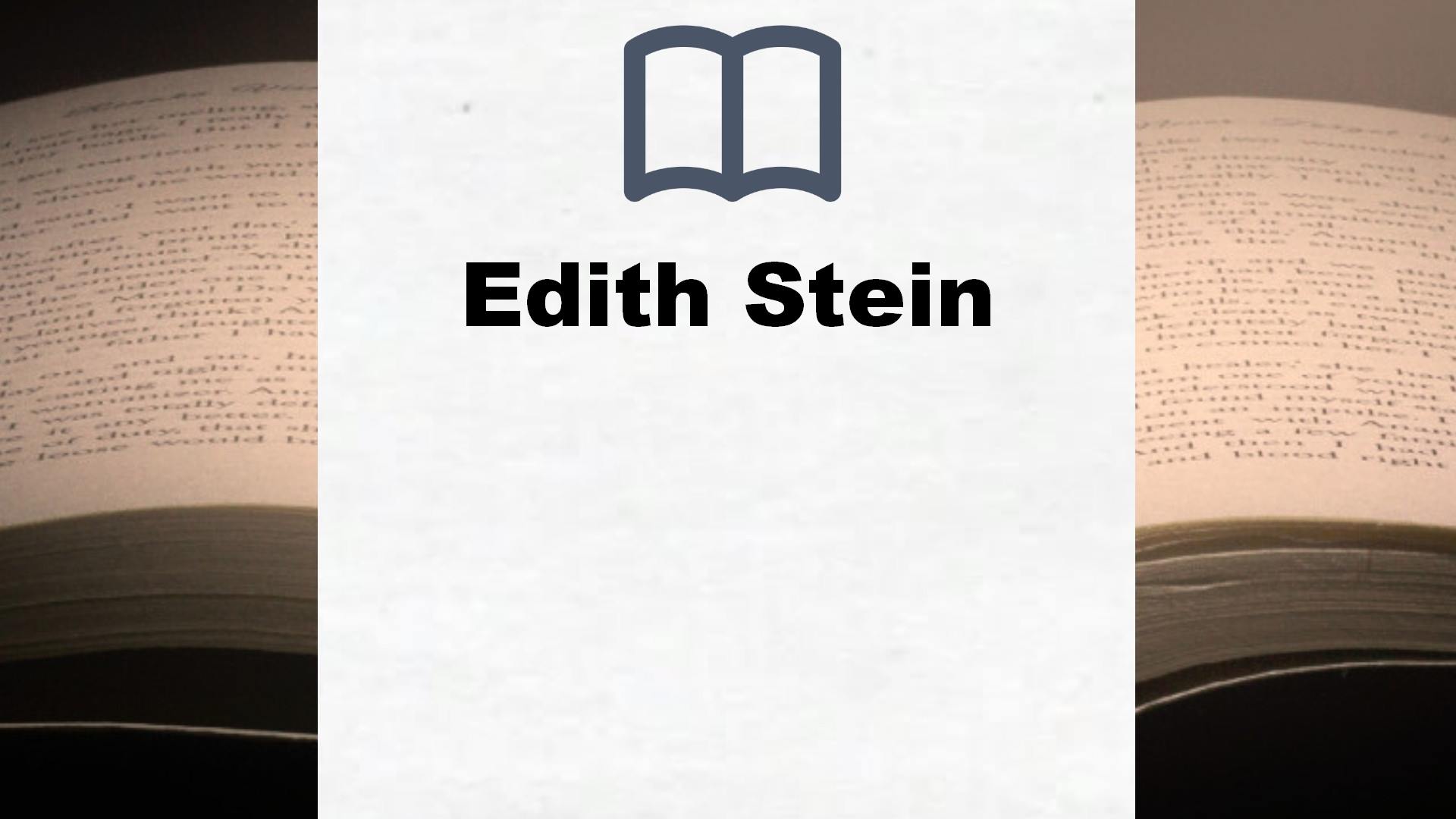 Bücher über Edith Stein