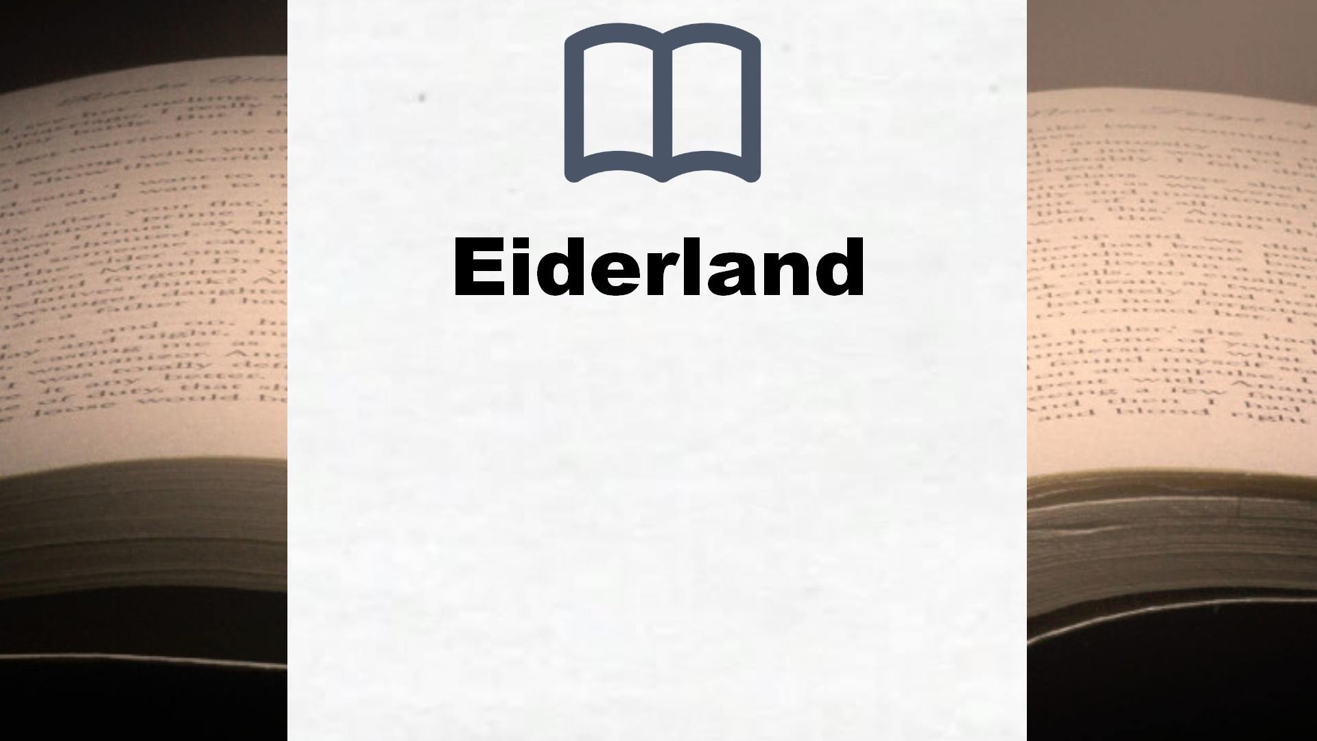 Bücher über Eiderland
