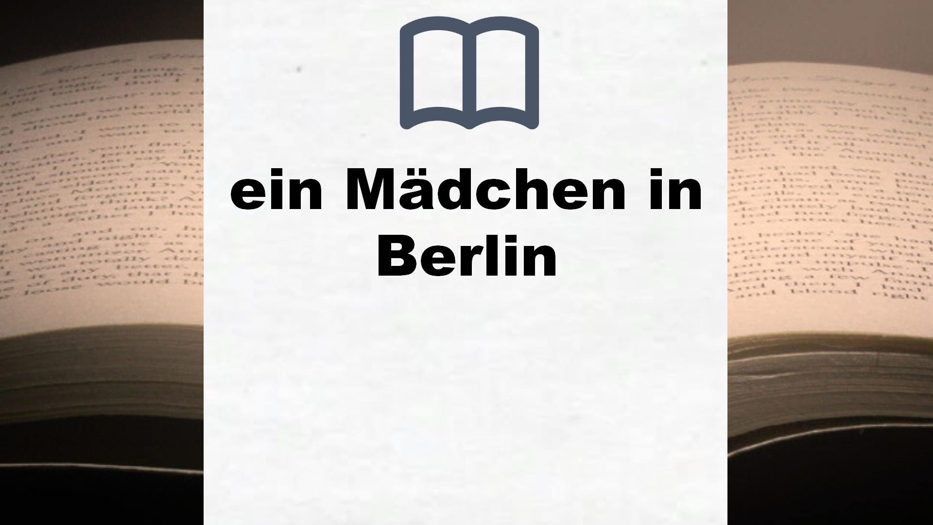 Bücher über ein Mädchen in Berlin