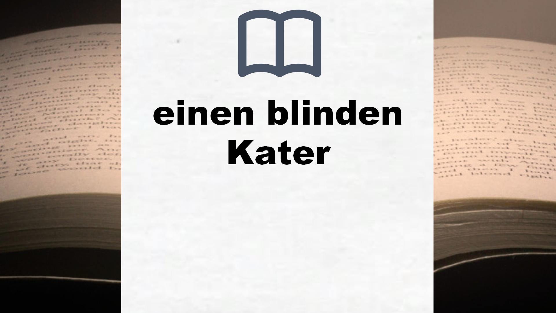 Bücher über einen blinden  Kater