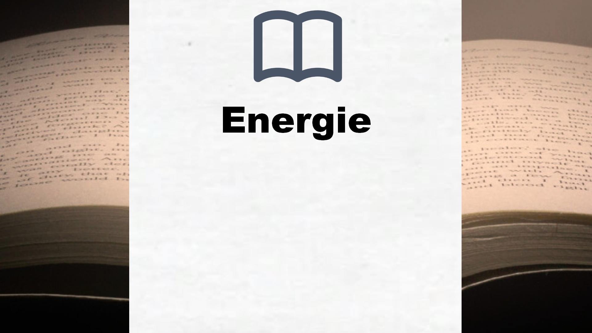 Bücher über Energie