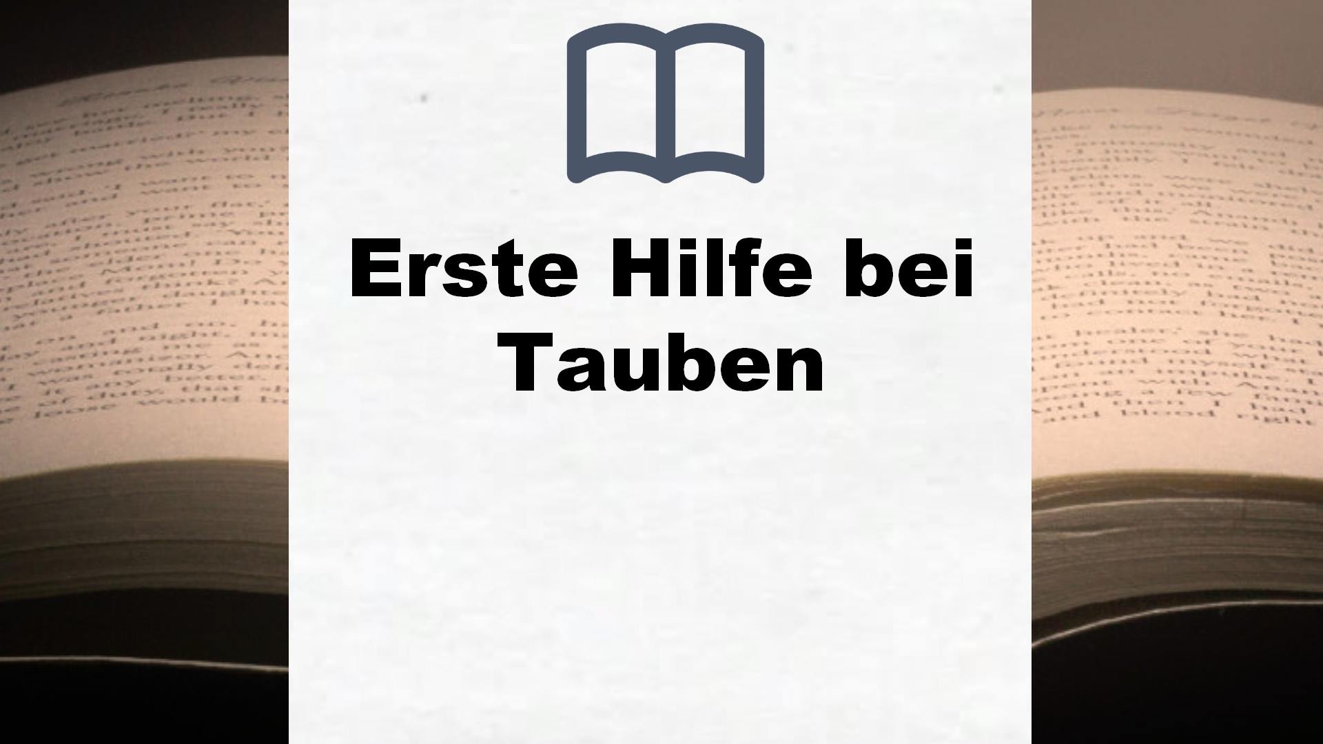 Bücher über Erste Hilfe bei Tauben