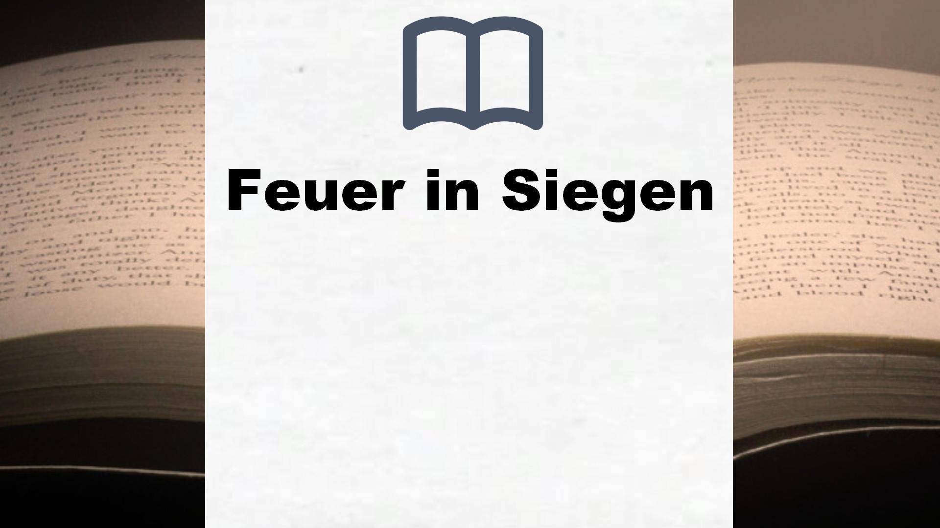 Bücher über Feuer in Siegen