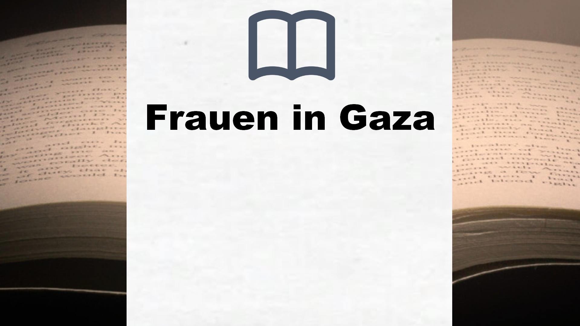 Bücher über Frauen in Gaza