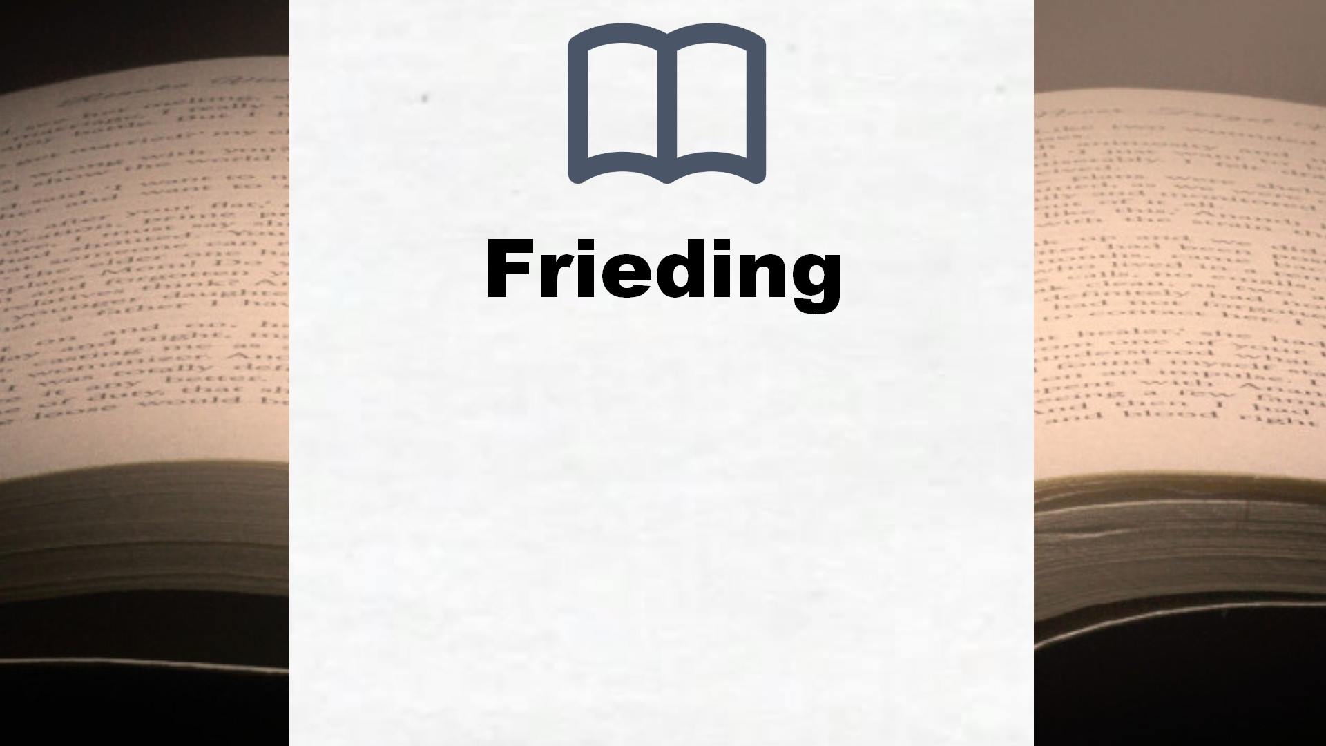 Bücher über Frieding