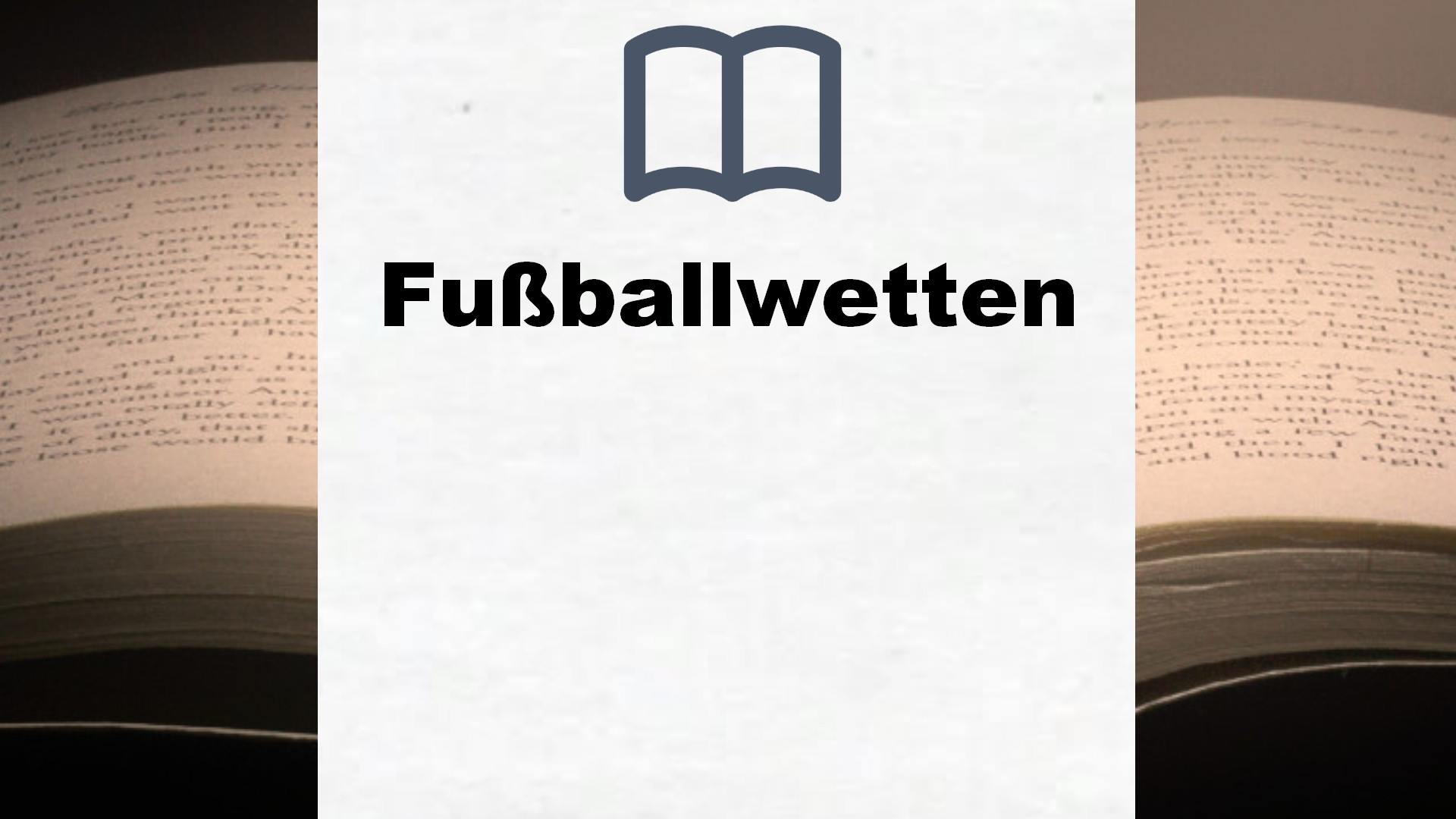 Bücher über Fußballwetten