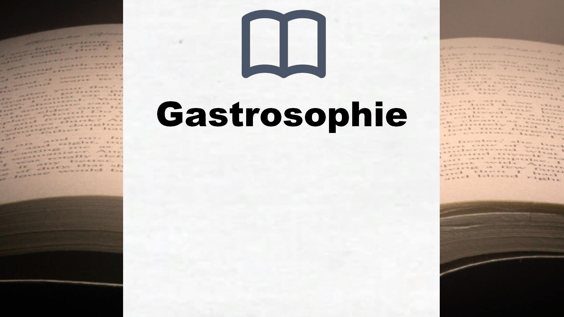Bücher über Gastrosophie