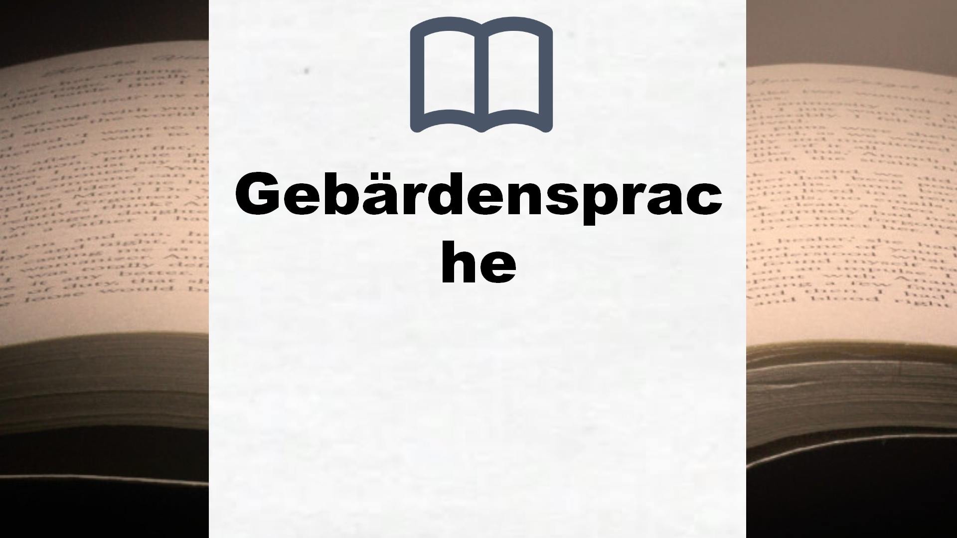 Bücher über Gebärdensprache